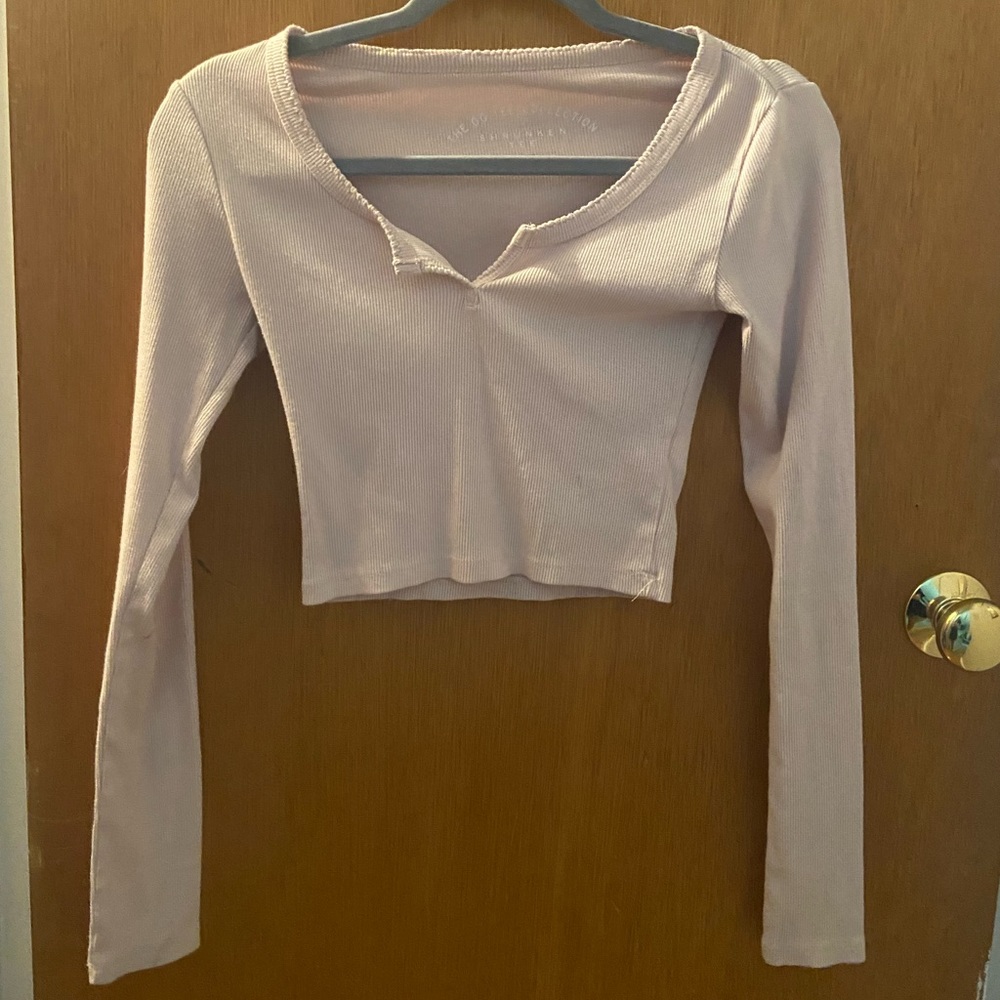 Pink crop top
